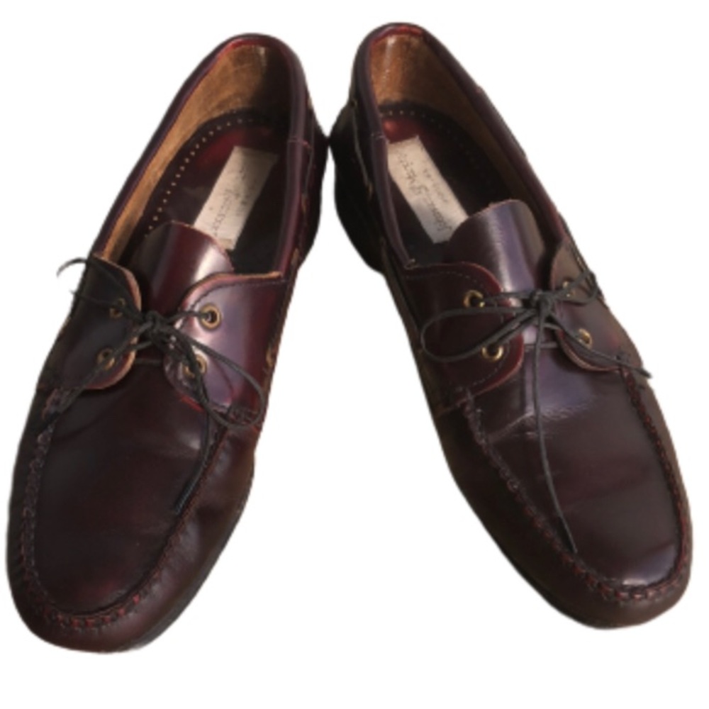 JOHNSTON & MURPHY LEATHER LOAFER•sz 10N